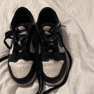 Nike Kids Black and White Sneakers